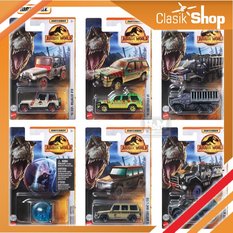 Matchbox Jurassic World Rare Item 93 Jeep Ford