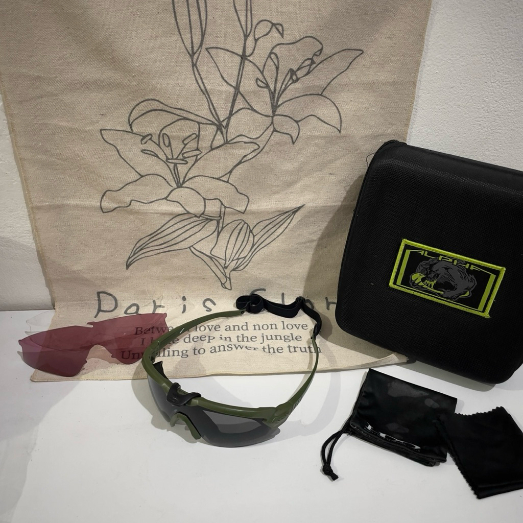 Kacamata olahraga airsoft gun gratis 2 lensa cadangan