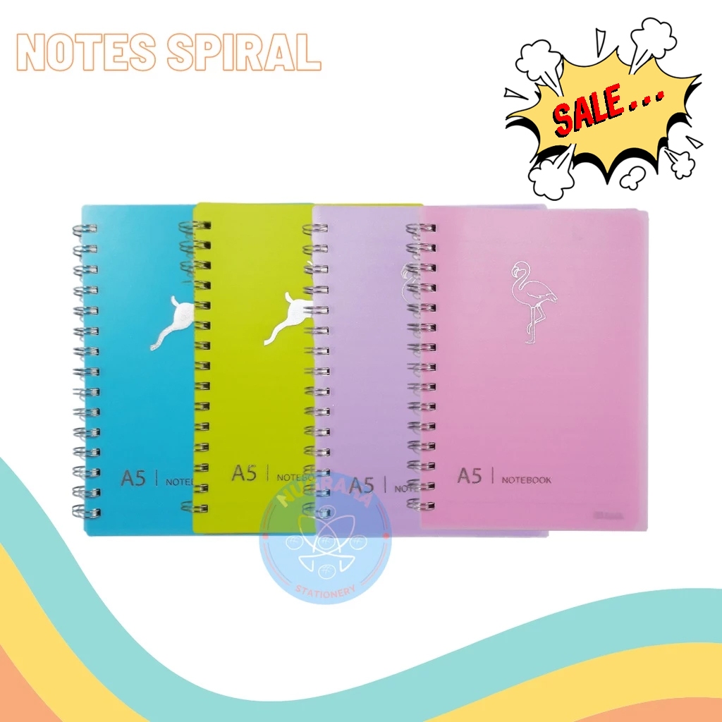 

SALE…!!! NOTES SPIRAL BAZIC A5 1025 (1 PCS)