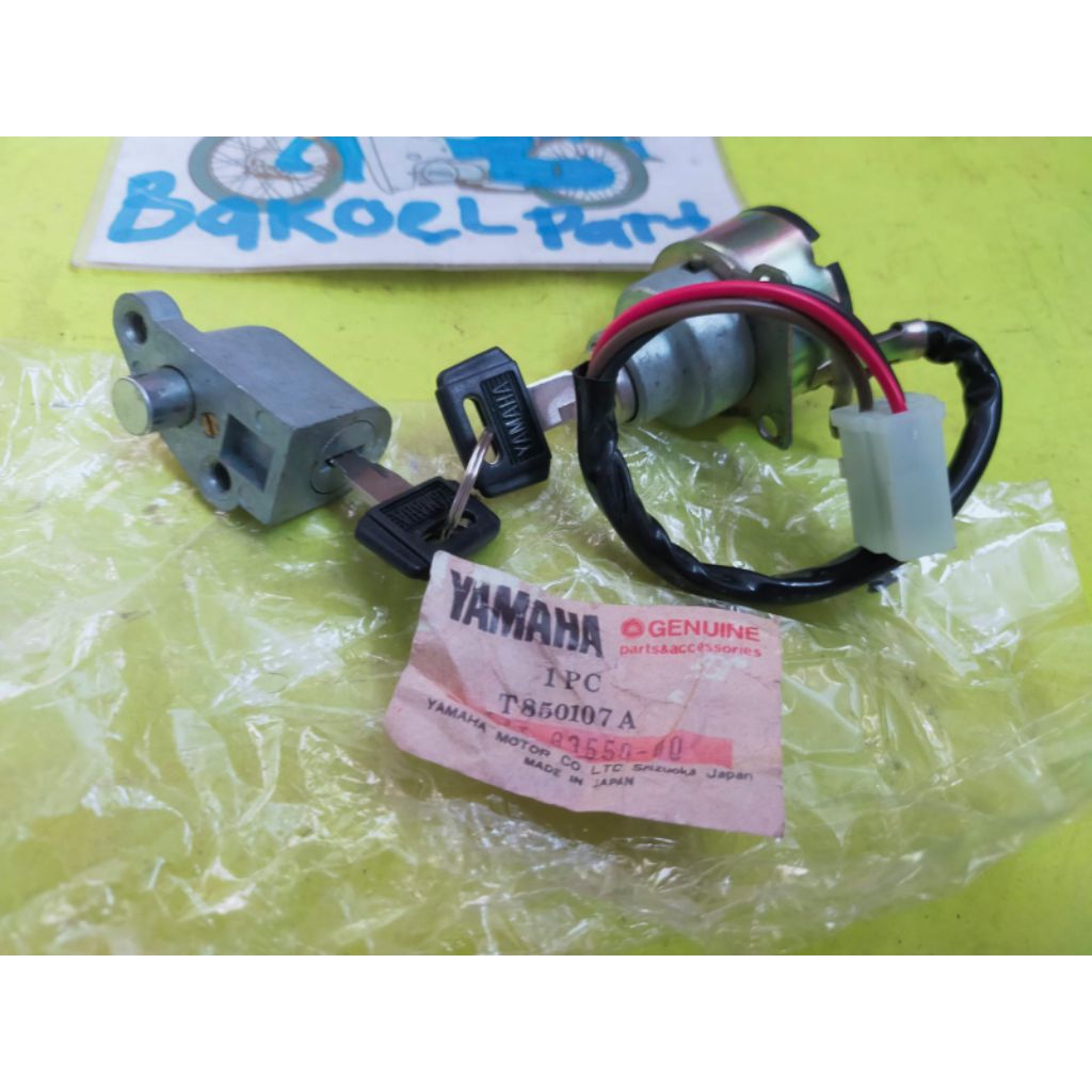 kunci kontak main switch set kunci stir kemudi stang motor yamaha L2SN L2 SN L2S L2 S L2 super