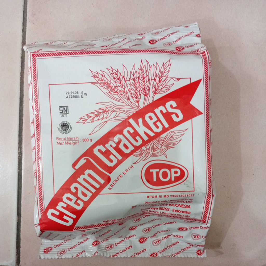 

Cream Crackers 300gr 1 Bungkus