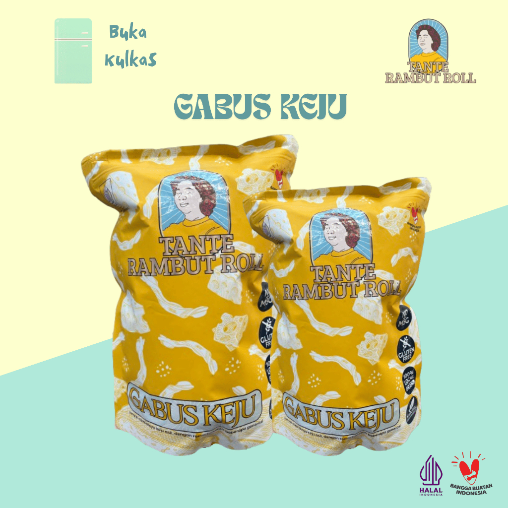 

BUKA KULKAS - TANTE RAMBUT ROLL Gabus Keju Gluten Free Halal