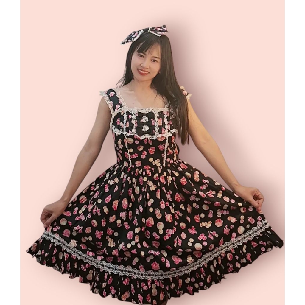 Kawaii Lolita Dress Brand From Body Line Ori 100%