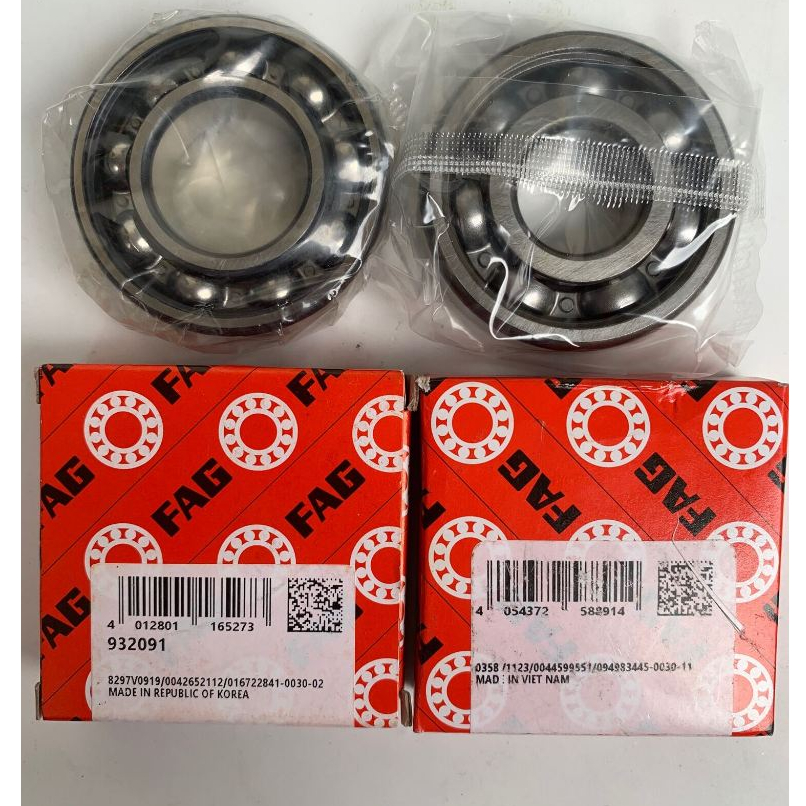 LAHER BEARING KRUK AS JUPITER Z/RX KING/VEGA R NEW/F1ZR/ALFA/SIGMA/ORIGINAL/6205/6304 SET