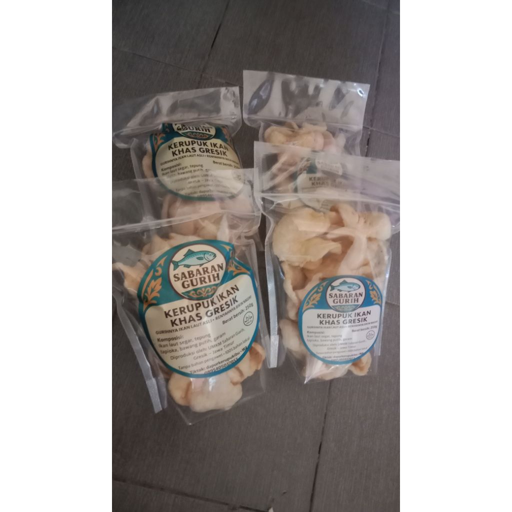 

Kerupuk Ikan Laut Khas Gresik
