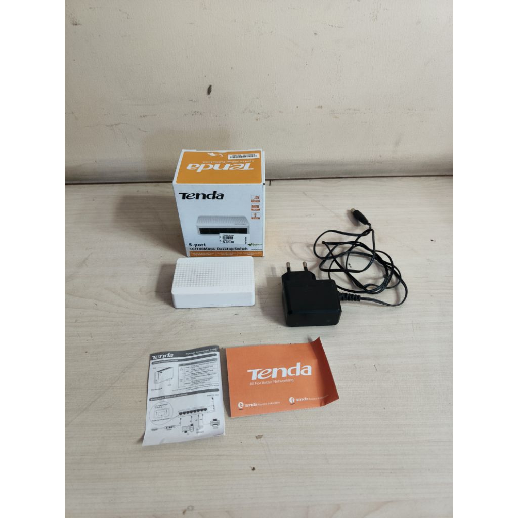 Tenda S105 Switch Hub 5port 10/100Mbps bekas / second