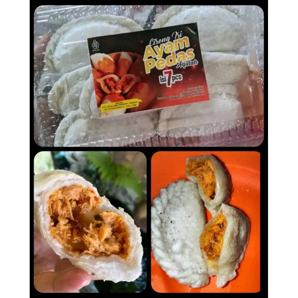 

cireng ayam suwir pedas isi 7