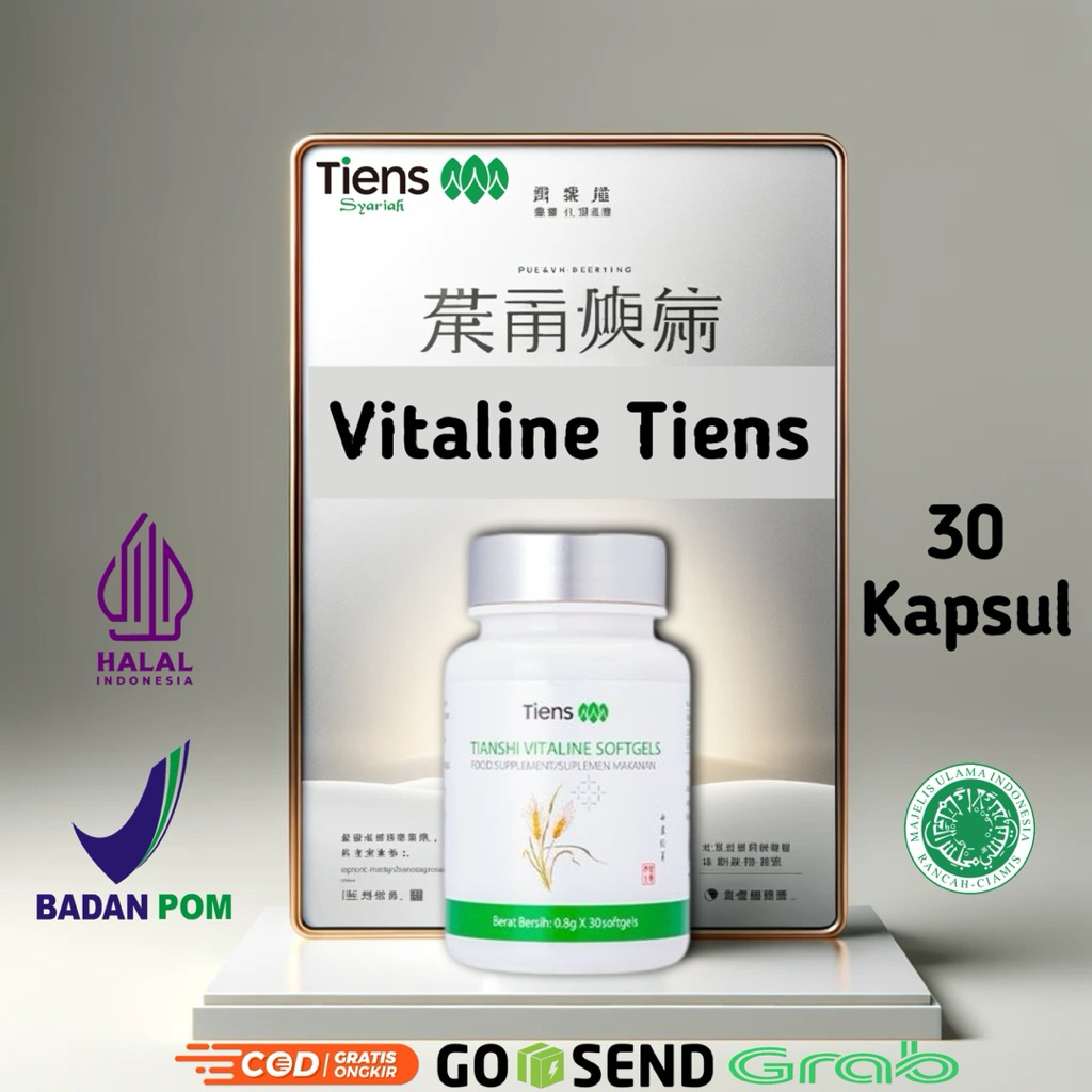 Pemutih Seluruh Badan Ampuh Terbaik / Vitaline Softgels Original Tiens / Pemutih Wajah Badan