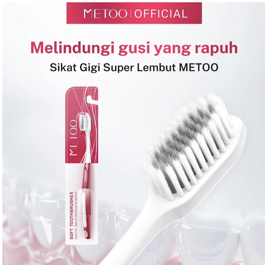 SIKAT GIGI METOO WARNA RANDOM Soft Toothbrushes