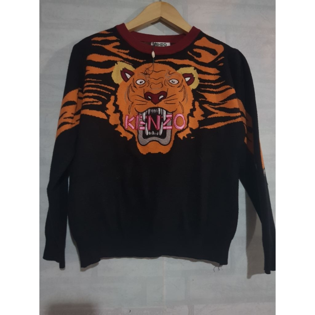 Preloved sweater rajut wanita kenzo