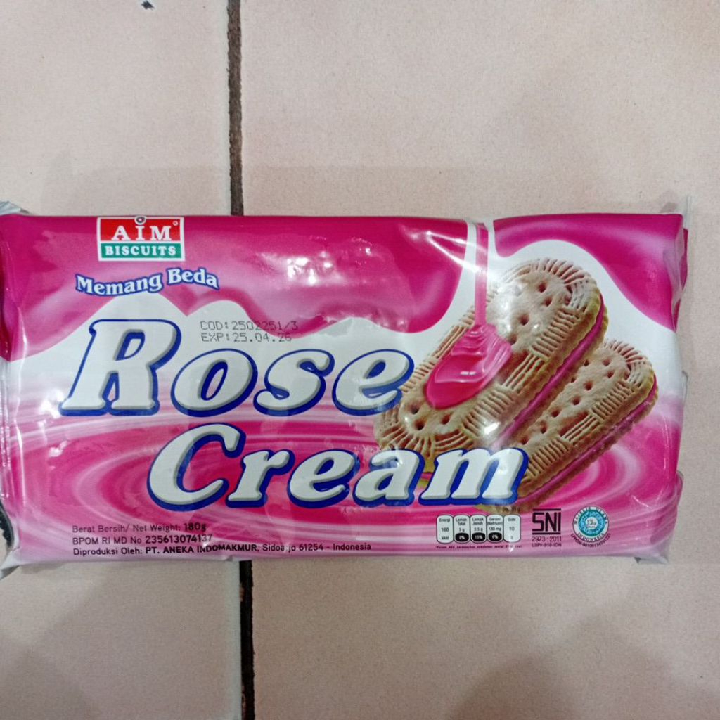 

Rose Cream 180gr 1 Bungkus