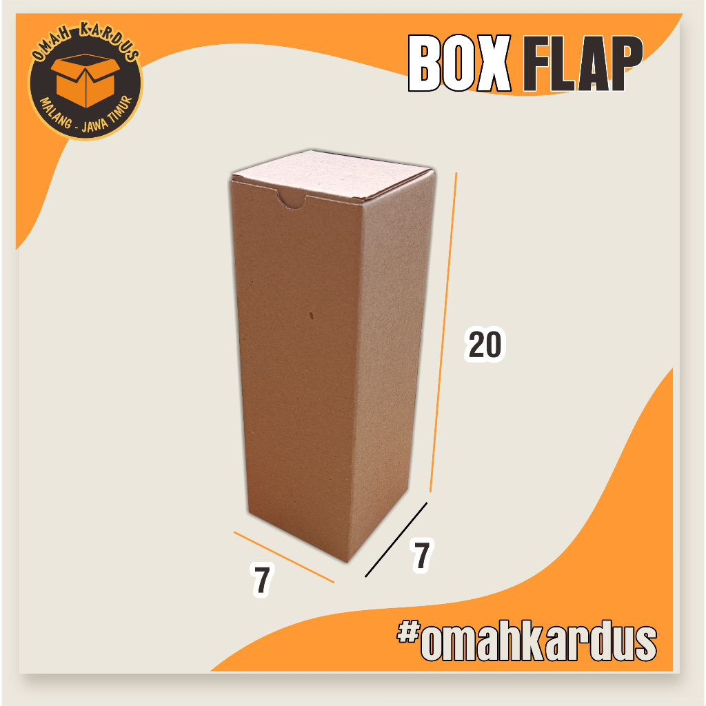 

Box flap 7x7x20 cm | Box Sirup | Box Tumblr | Box DieCut | Box Hampers | box botol