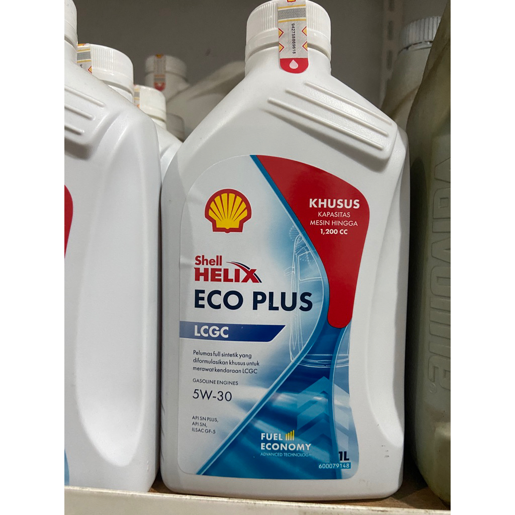 Shell helix eco plus LCGC 5w30 1L | oli mobil lcgc