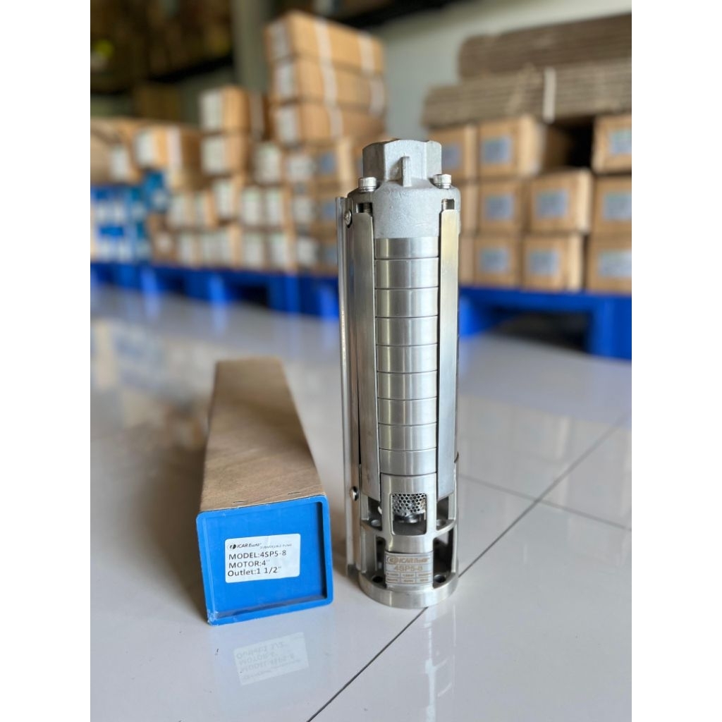 Icar Ecofill 4 SP 5-8 Pompa Submersible Deep Well Pompa Air Sumur Dalam
