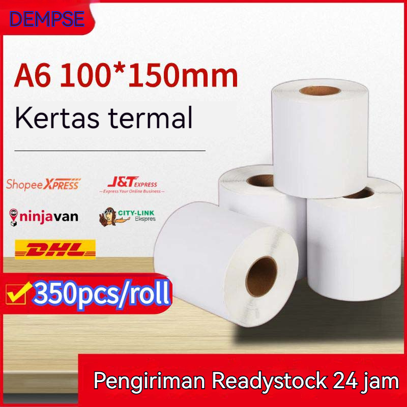 

A6 Shopee Waybill Thermal Label Paper Shipping Label Courier Express Sticker 100*150mm