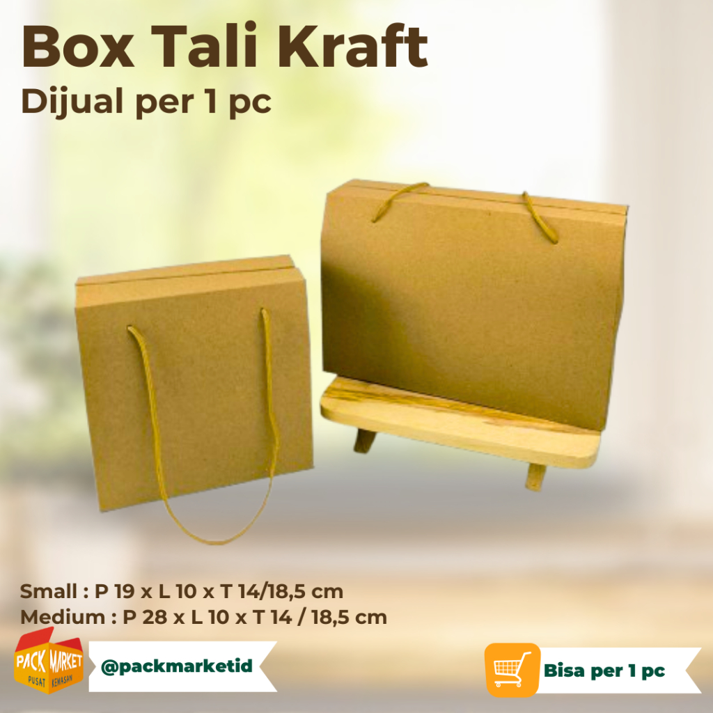 

Box Tali Kraft - Box sovenir / Box Toples / Box Hampers Murah