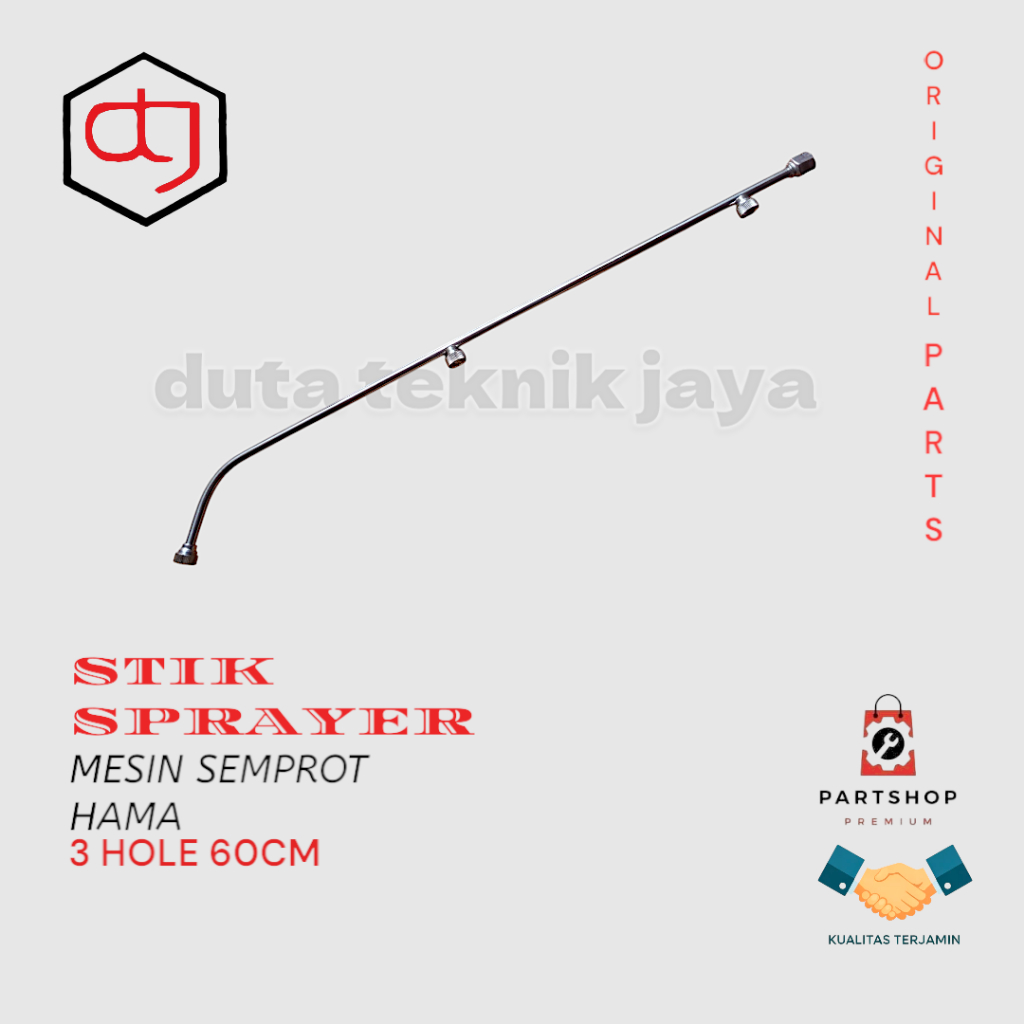 STIK SPRAYER SPRAYER GUN 3 LUBANG 60 CM STIK PANJANG MESIN TU26