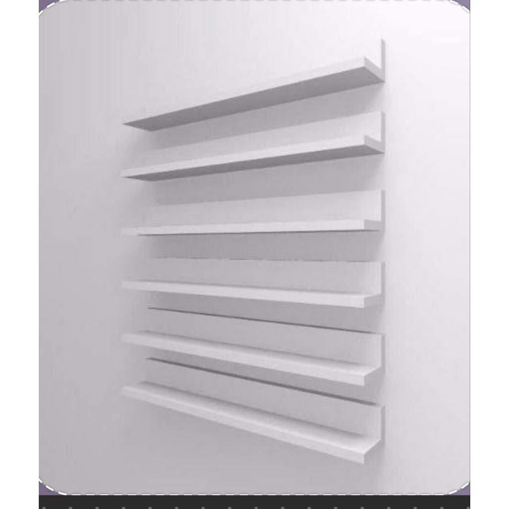 Rak kutek nail art bentuk U  /rak parfum dinding /rak unik/rak dinding,multipleks tutup kaca akrilik