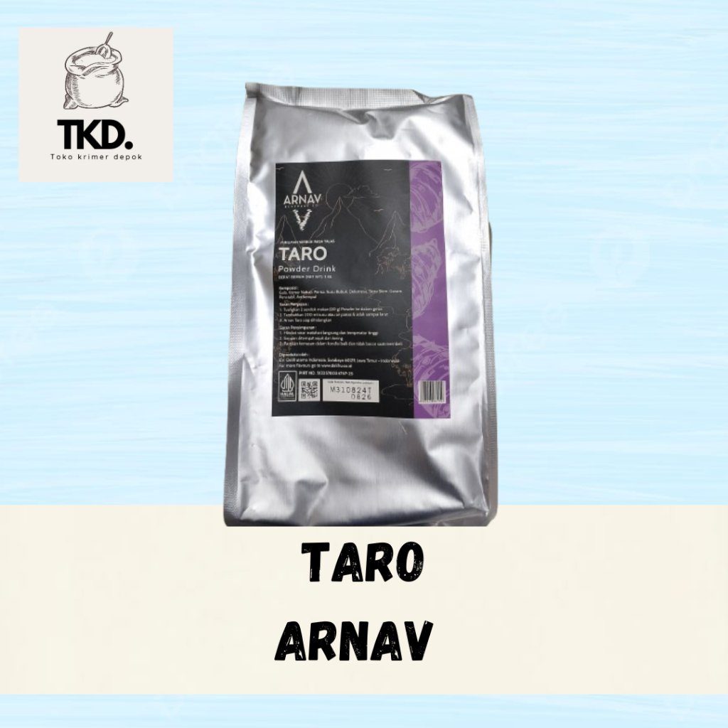 

Bubuk Minuman Taro - Powder ARNAV DELIFRU Original 1kg