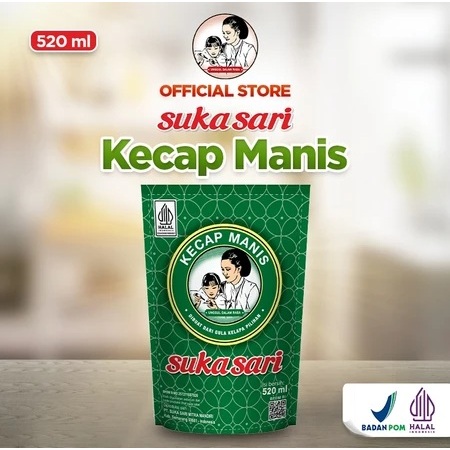 

Sukasari Kecap Manis 520 ml Standing Pouch
