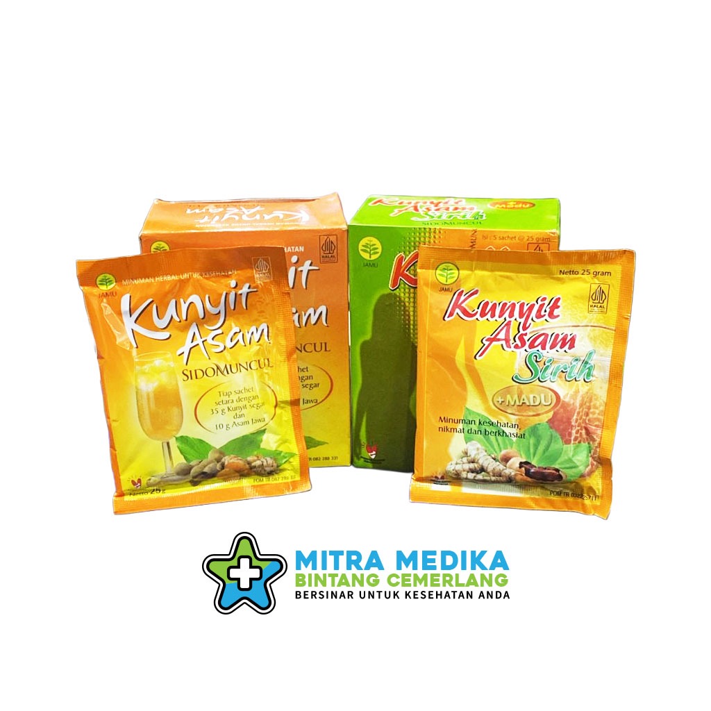 

KUNYIT ASAM/ASAM SIRIH SIDOMUNCUL MINUMAN KESEHATAN 1 KOTAK@5 SACHET