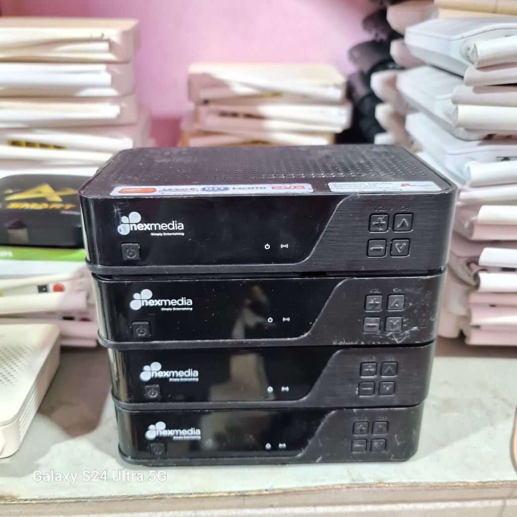 STB Setopbox Nexmedia v.4 DVBT2 Digital receiver unit only tanpa adaptor DLL