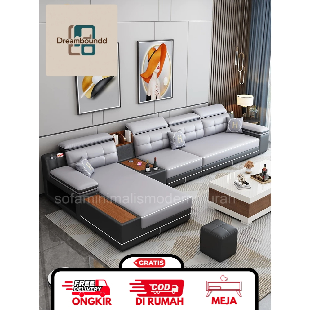Sofa Minimalis Terbaru - Sofa Leter L - Sofa Ruang Tamu - Sofa L Sudut - Sofa Bed