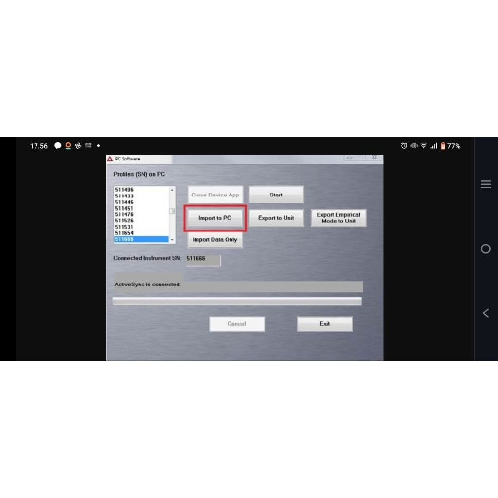 PC Delta series XRF analyzer software