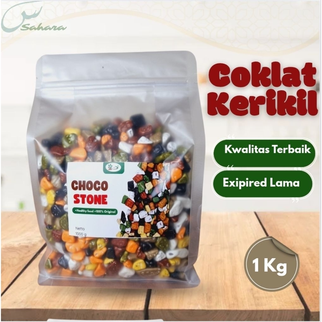 

Coklat Kerikil Cokelat batu 1 Kg Oleh-Oleh Haji dan Umroh
