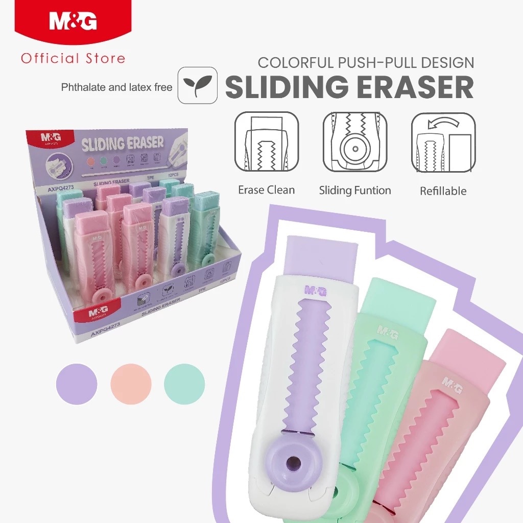 

M&G Sliding Eraser Stip Penghapus AXPQ4271 & AXPQ4273