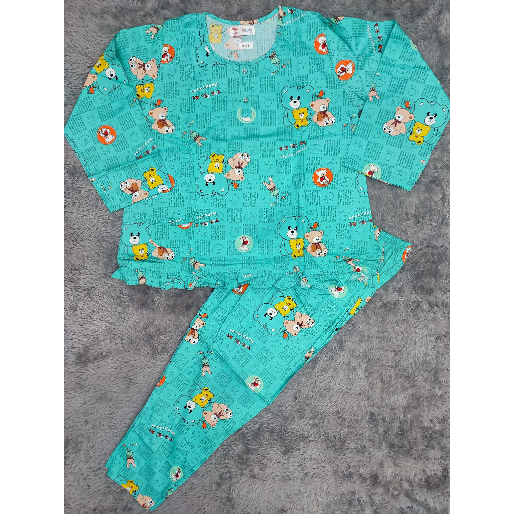 Ay00 Baju tidur Sunly size 24 lengan Panjang Celana Panjang