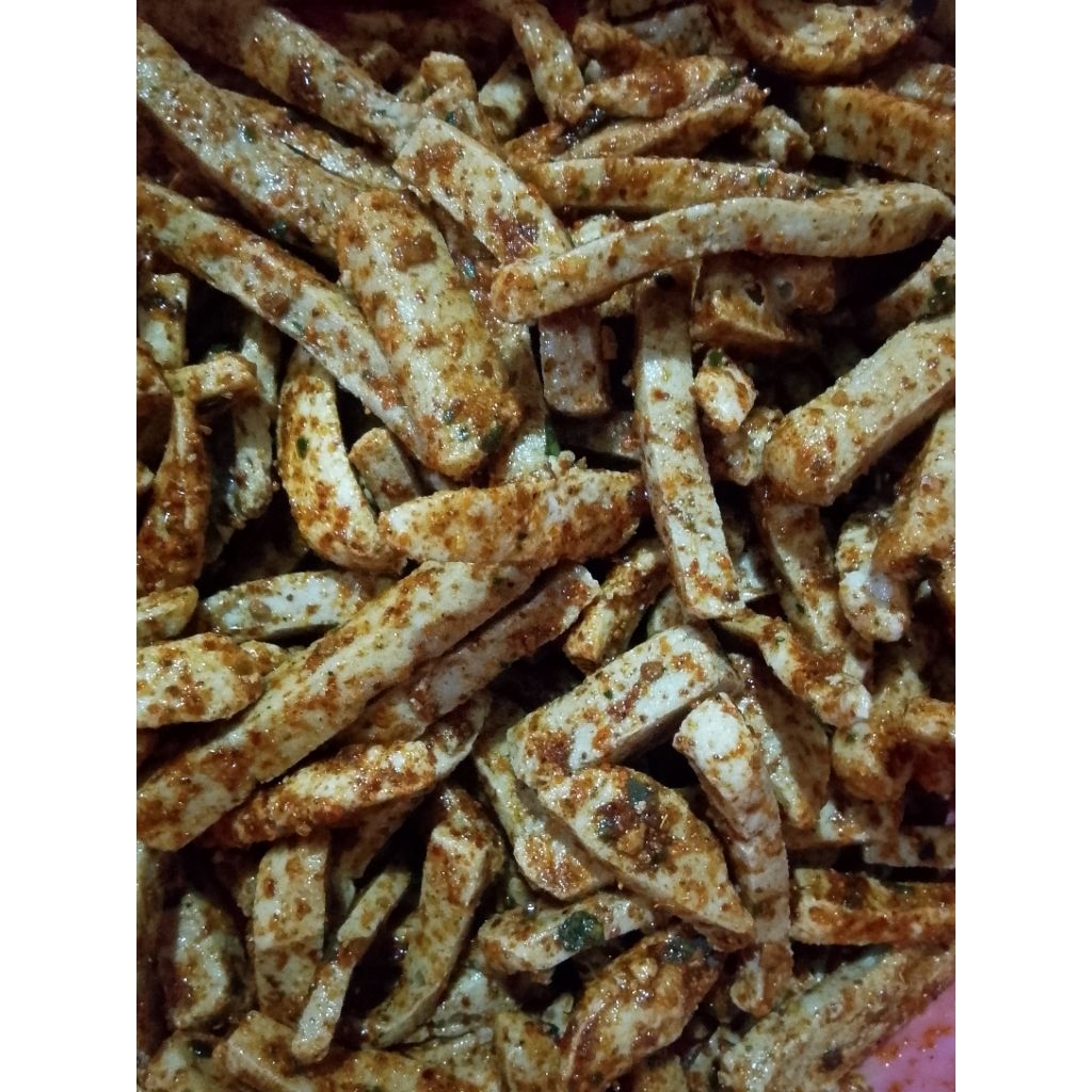 

Basreng cikruh pedas gurih daun jeruk 200gr
