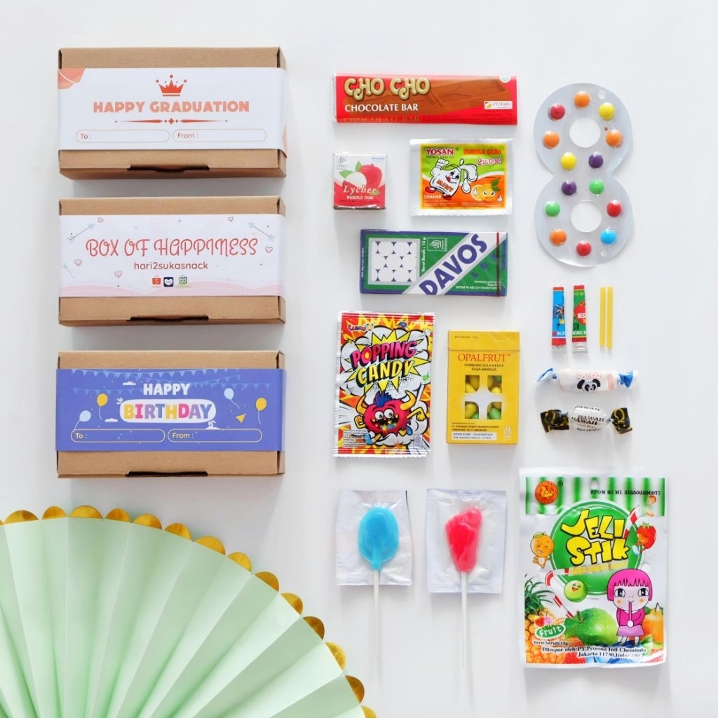 

MINI Hampers Jajanan Makanan Jadul Viral / Kado ULANG TAHUN BIRTHDAY Hampers Murah / Bingkisan WISUDA GRADUATION Gift Unik