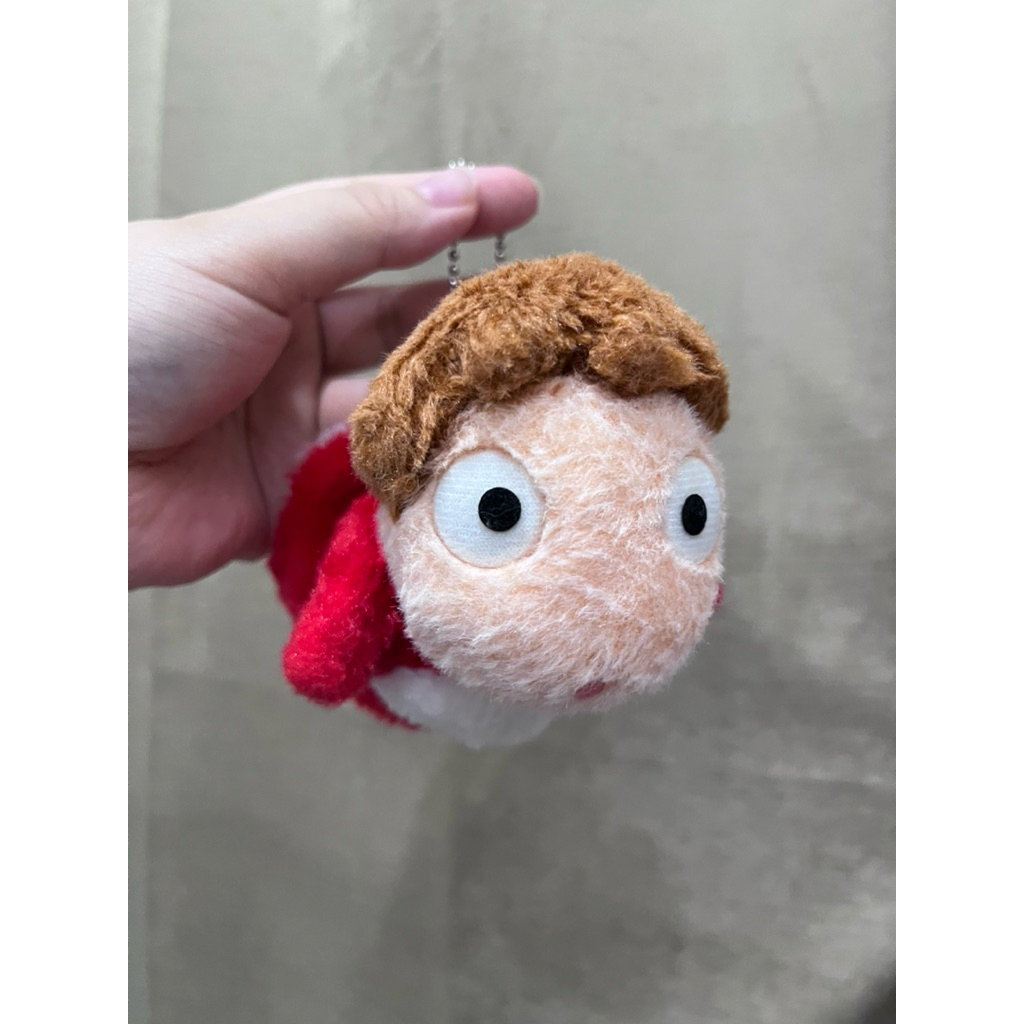 Ganci ponyo bule Keychain Studio Ghibli Ponyo pirang SunArrow Fluffy ponyo Ghibli Studio Sun Arrow