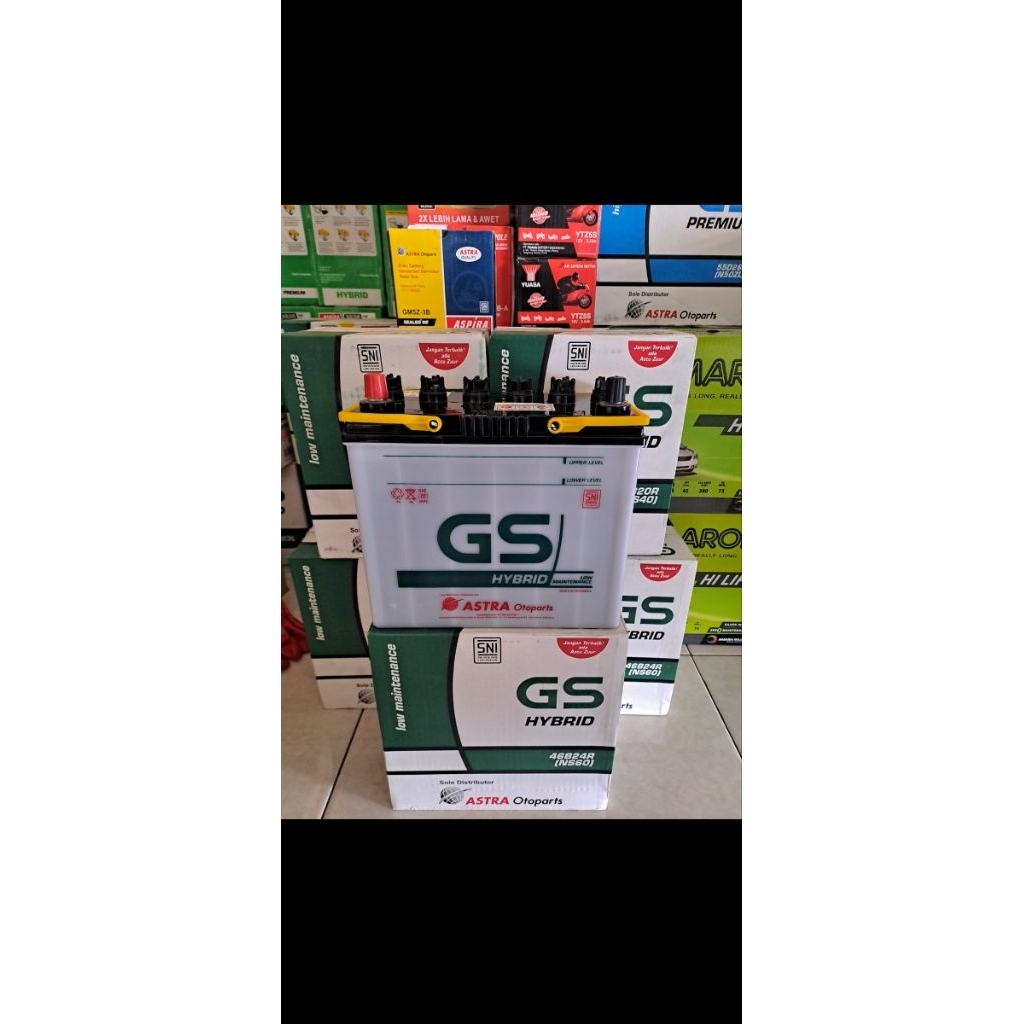 aki mobil gs Hybrid ns60 45 amper