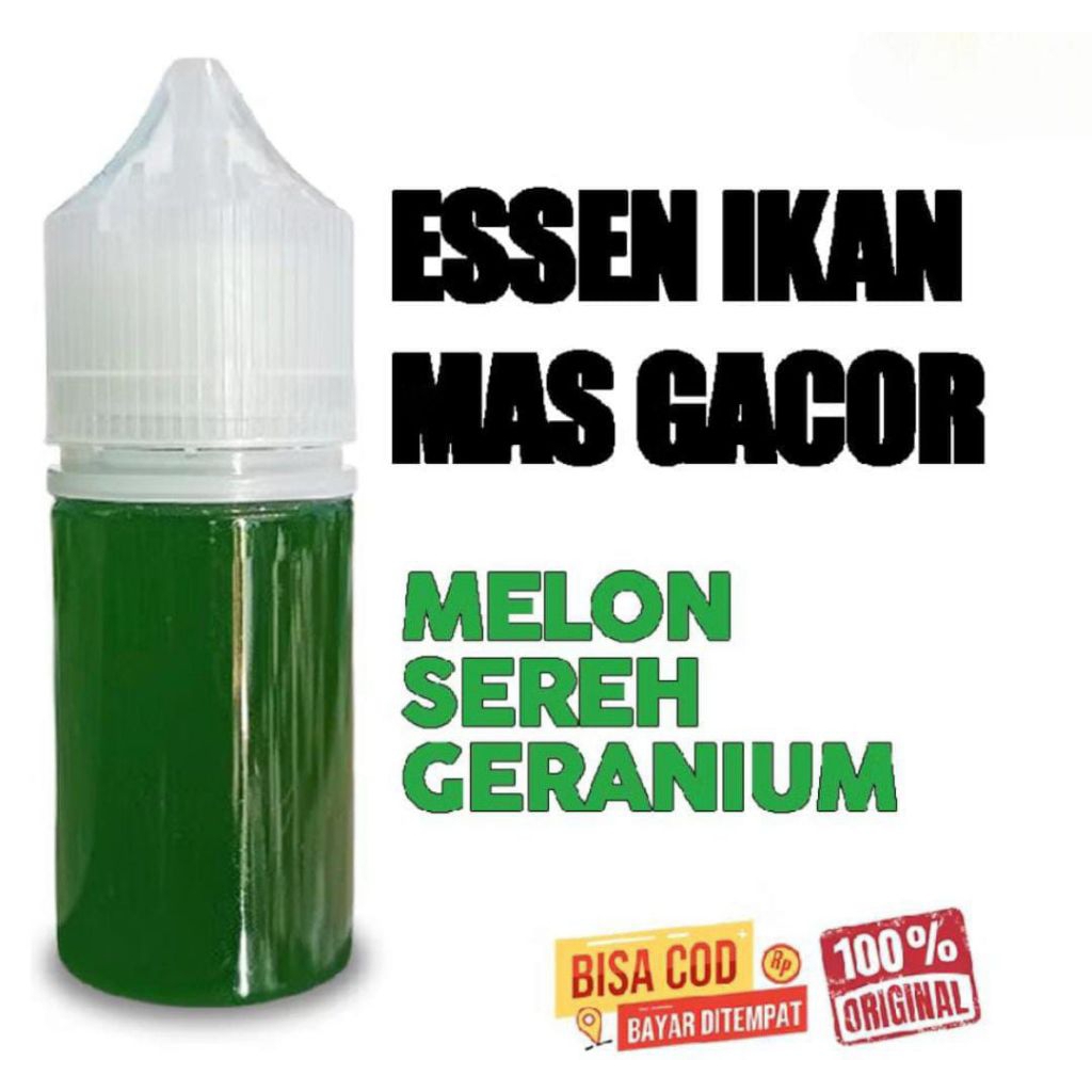 Essen ikan oplosan aroma melon sereh geranium
