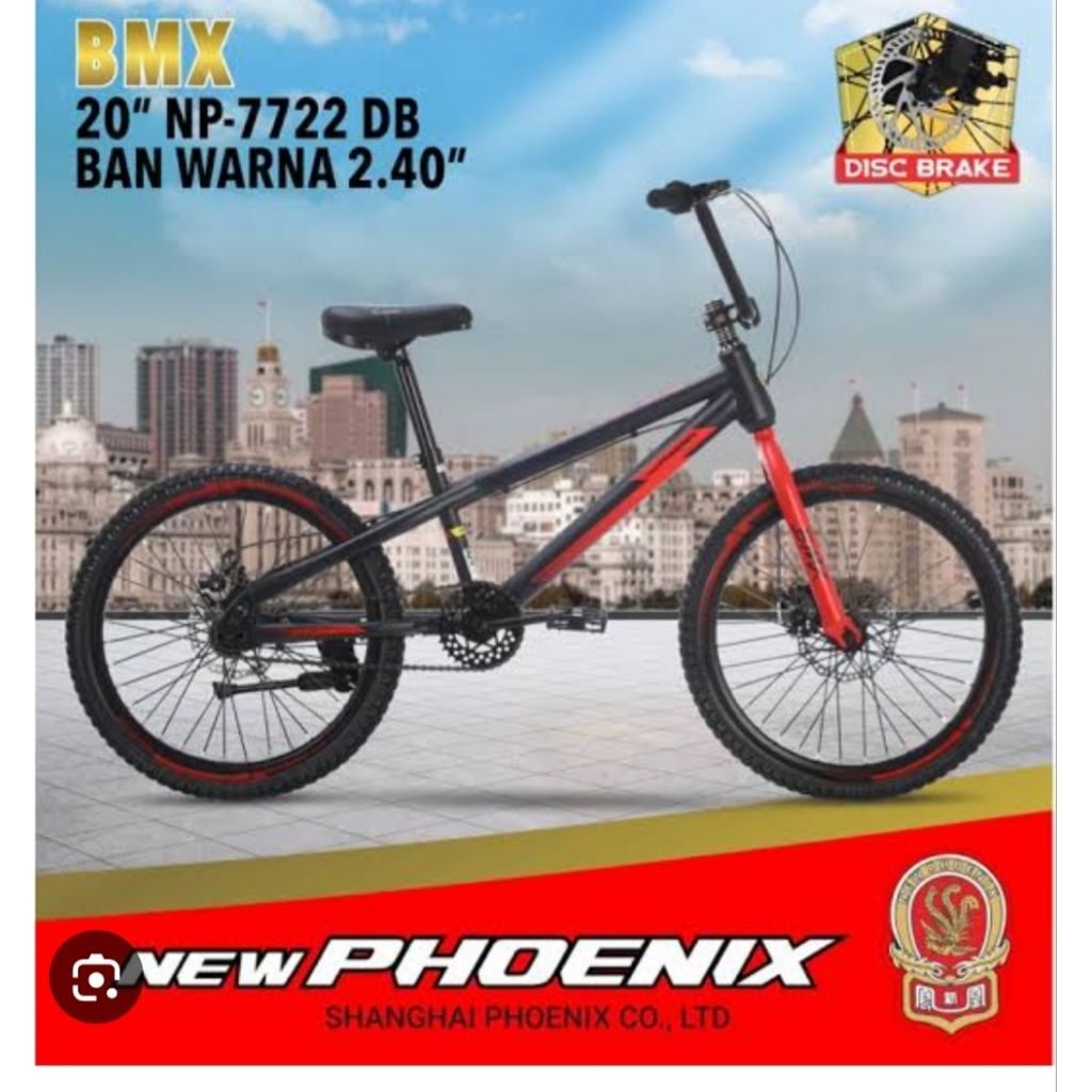 sepeda 20 bmx new phoenix dan element coyote ban 2.4 / 2.5 dan 3.0