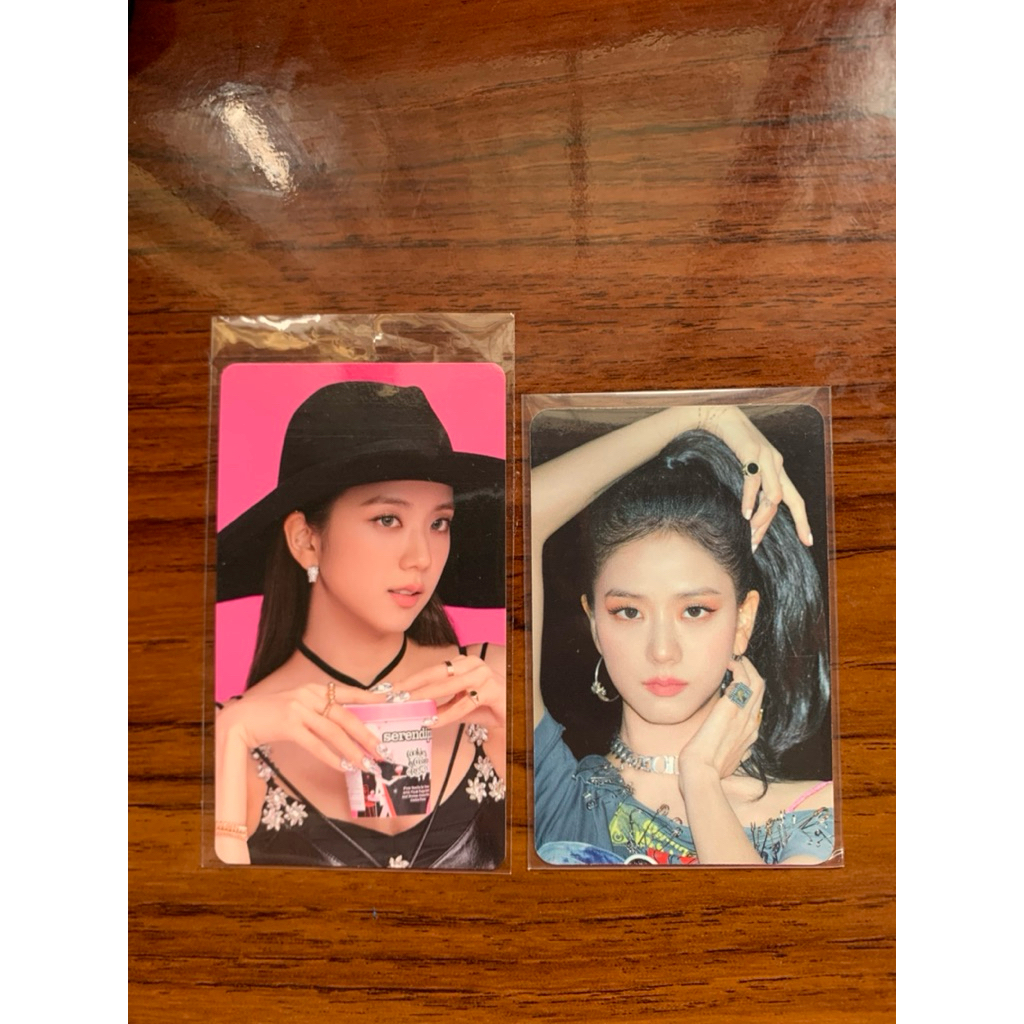 PHOTOCARD JISOO BLACKPINK 4+1 LIMITED EDITION 4+1 POP UP STORE | PC JISOO 4+1 LOVESICK GIRLS ICE CRE