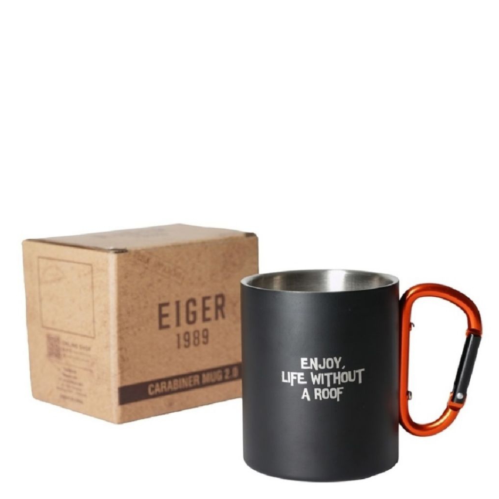 EIGER1989 Carabiner Mug Stainlees Steel. [Original]