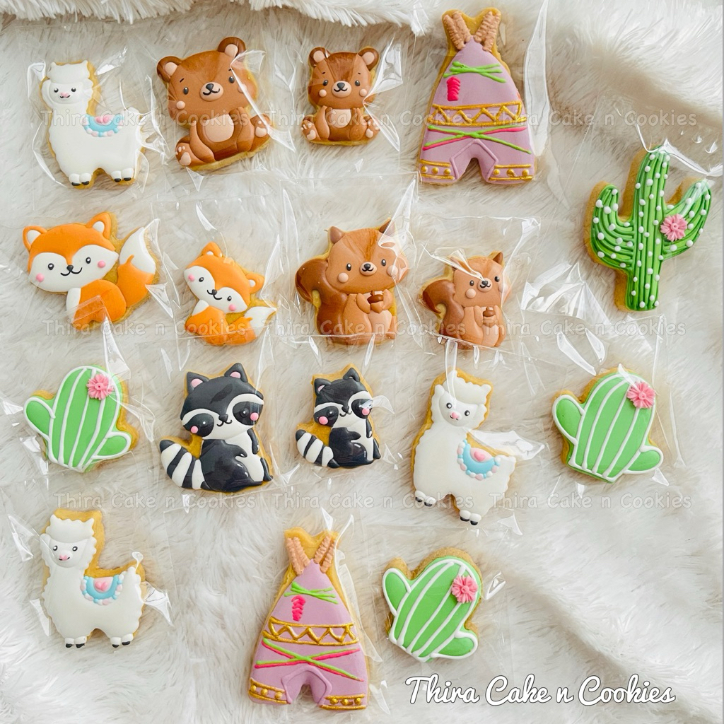 

SALE 7.7 gluten free low sugar butter cookies kukis hias karakter kue kering hias