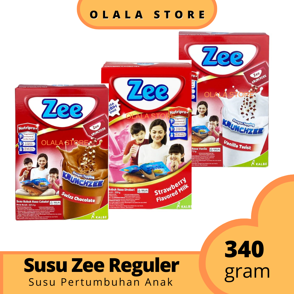 

Navi_Lezatoz Susu Zee Reguler 340 Gr Zee Nutripro Complex Susu Peninggi Badan Anak Tinggi Kalsium