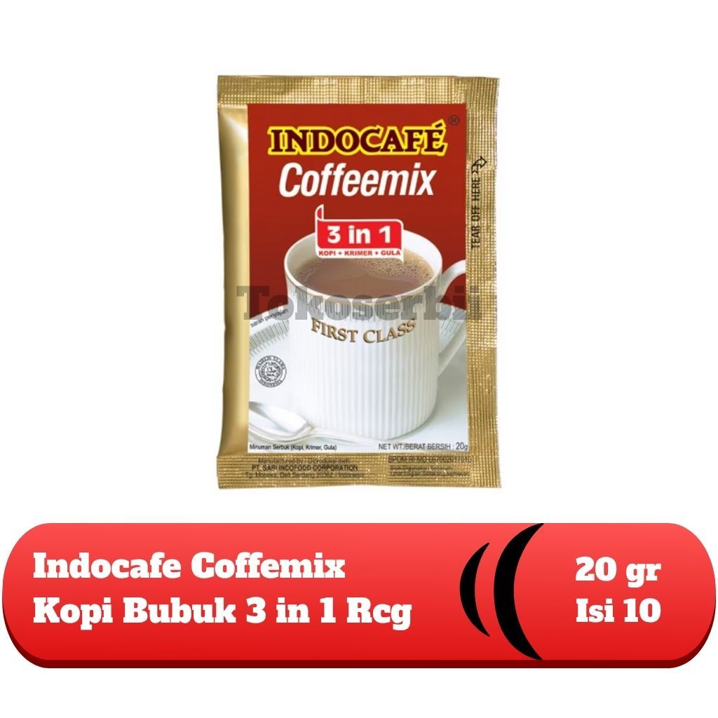 

TOKOSERBII - Kopi Indocafe Coffemix 3 in 1 20gr Kopi Instan Kopi Bubuk 1 Renceng isi 10 Sachet