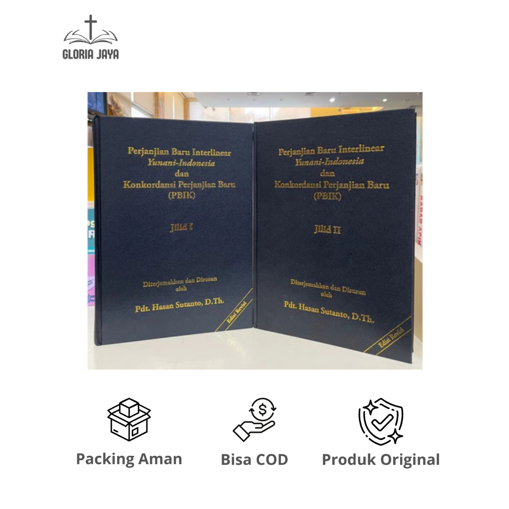 Perjanjian Baru Interlinear Yunani-Indonesia dan Konkordansi Perjanjian Baru (PBIK) Jilid 1-2 / Lemb