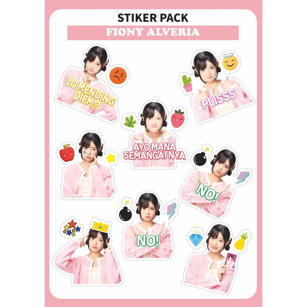 

[Ver.1] FIONY STIKER PACK JKT48 FIONY ALVERIA