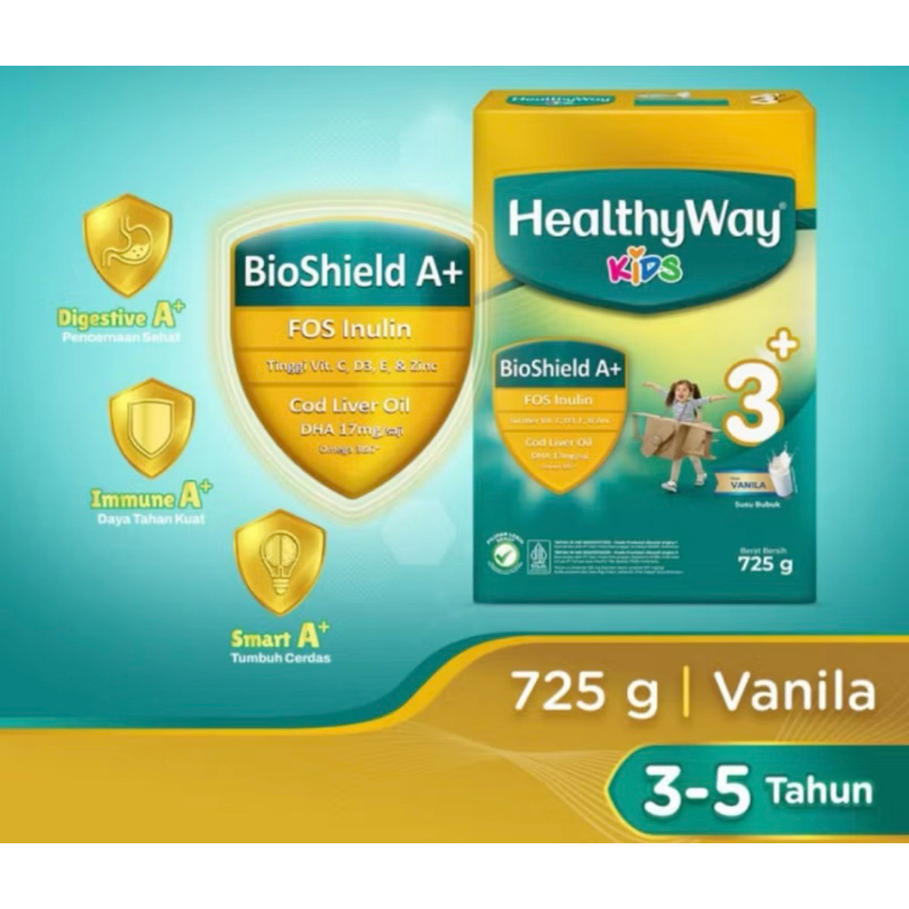 

HealthyWay 3+ Vanila 725gr