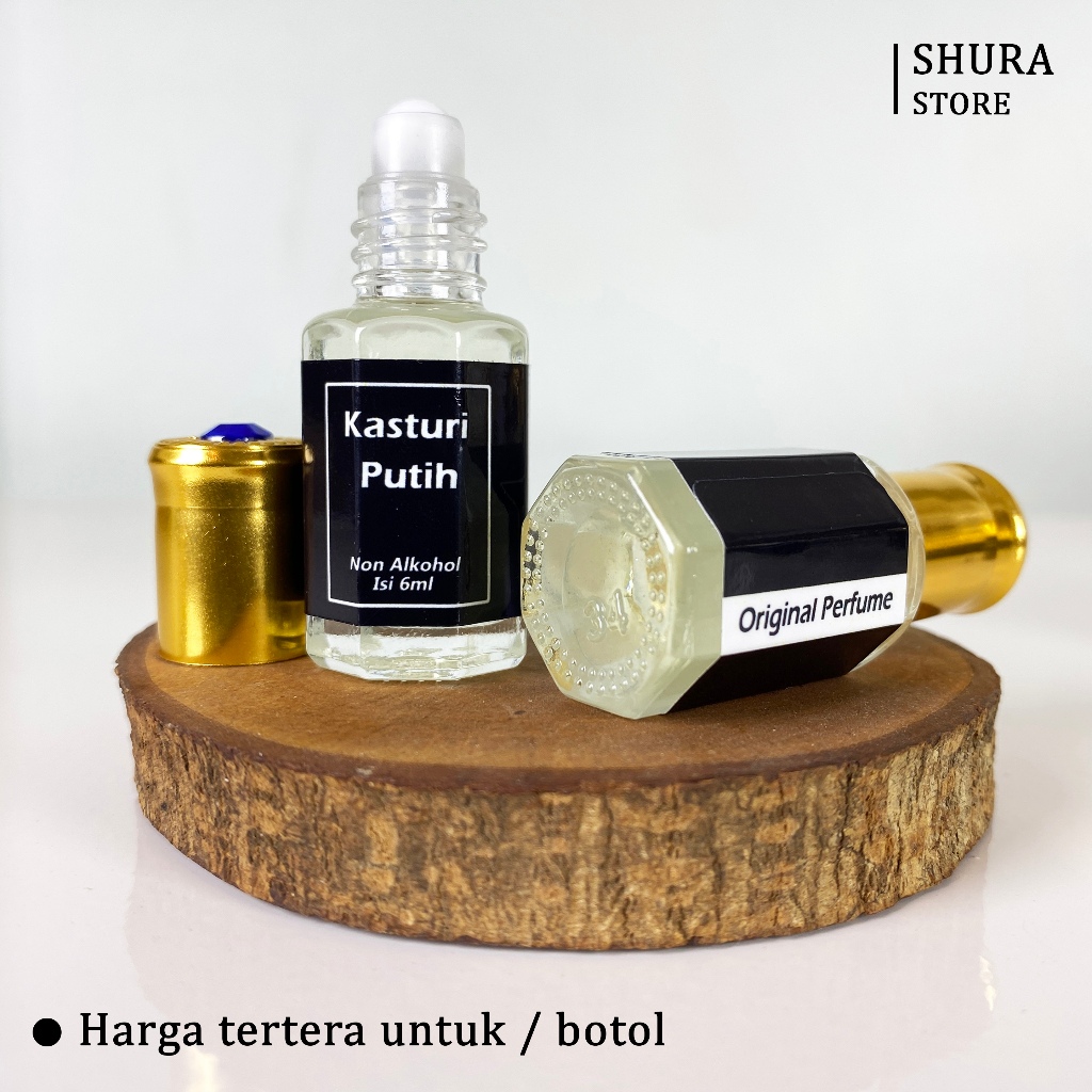 Parfum Kasturi Putih Original Bibit Murni Tanpa Campuran Kasturi Putih