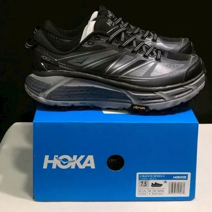 Sepatu Hoka One One Umafate Speed Black Grey