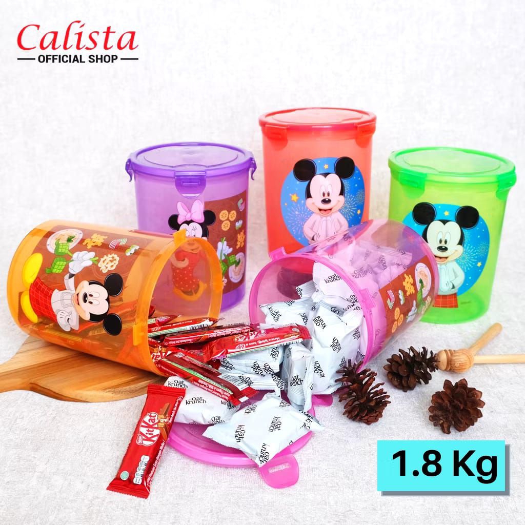 Toples Odate Model tutup klip 1.8L warna elegant / Toples Lebaran merk Calista motif Kartun Disney f