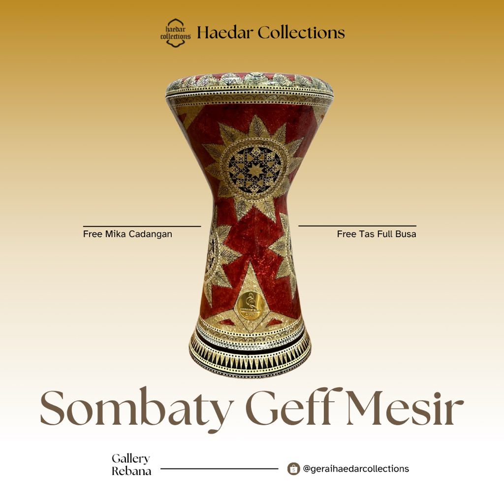 DARBUKA SOMBATY GEF 9IN • GAWHARET ELFAN