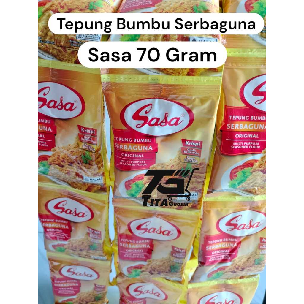 

(1Renteng / 10 Pcs) Sasa Tepung Bumbu Serbaguna Kemasan 70 Gram